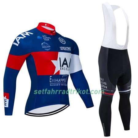Radbekleidung Radtrikot Langarm + Lang Trägerhose 2020 IAM Cycling N002